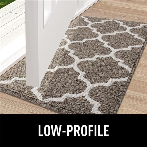 Indoor Door Mat, 40x32, Non-Slip Absorbent Resist Dirt Entrance Mat, Washable - Picture 3 of 6